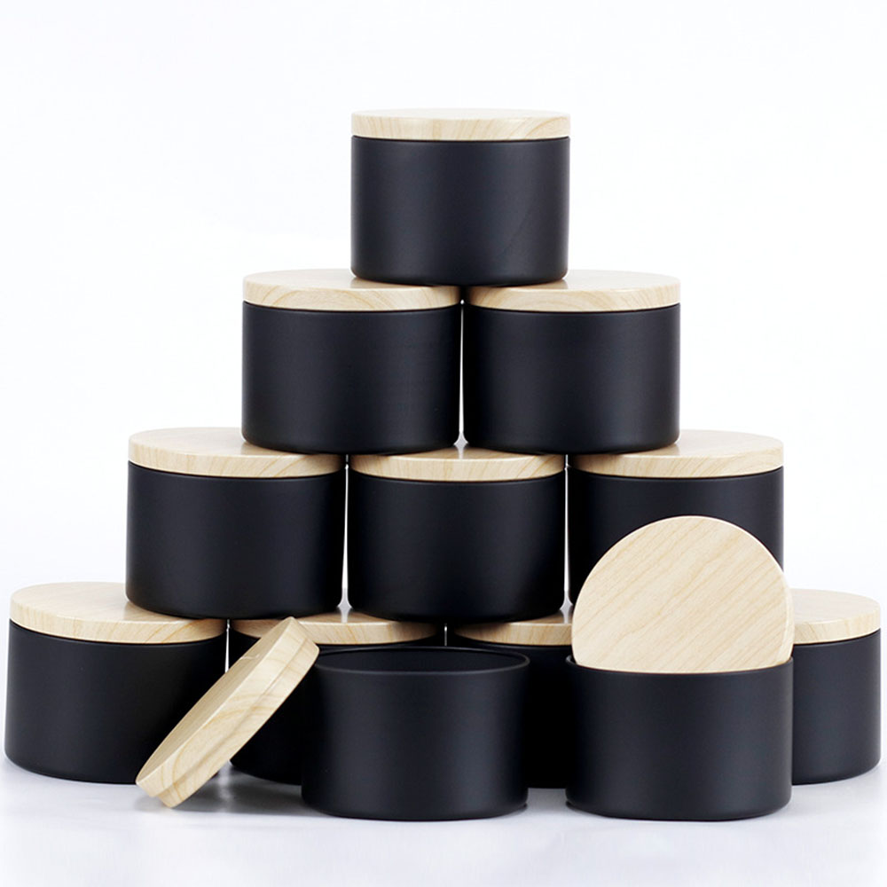 24pcs 4oz Black Candle Jars ,R - Candle Making Jars With Lids ulasan dan harga