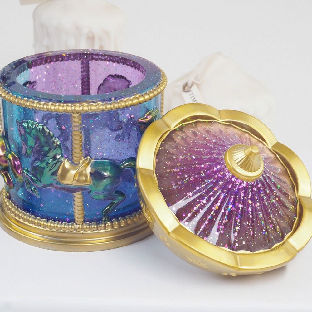 Cute Style with Lids Carousel  - Candle Making Jars With Lids ulasan dan harga