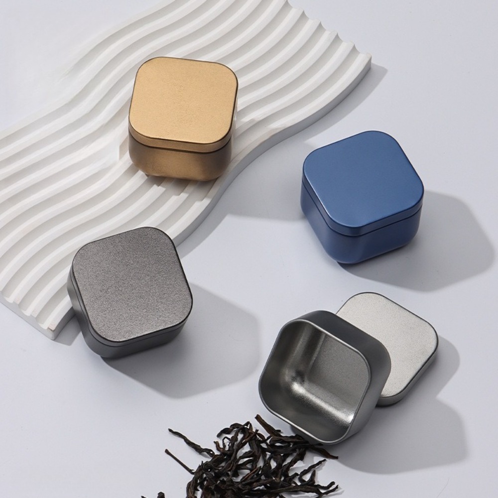20PCS Empty Square Candle Jars - Tin Container Lid ulasan dan harga