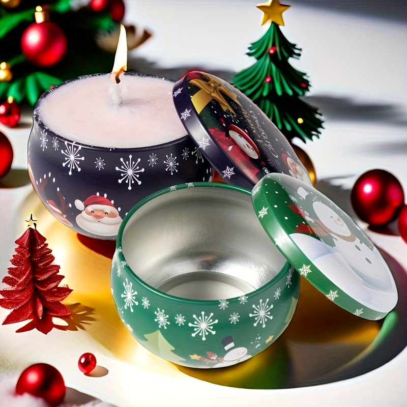 Round Christmas Tinplate Empty - Tin Container Lid ulasan dan harga