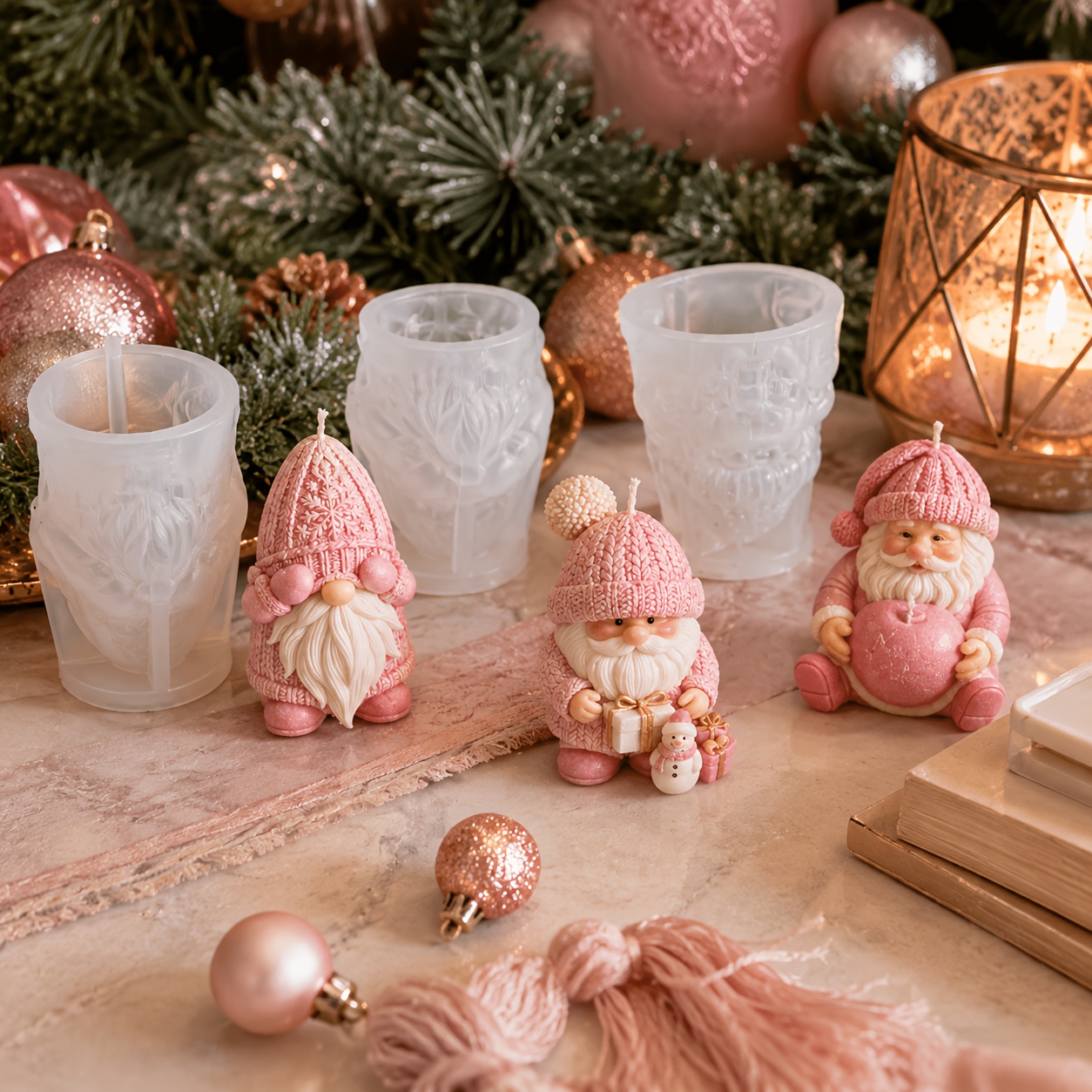 Xmas Holiday Gnome Silicone Ca - Candle Making Kits ulasan dan harga
