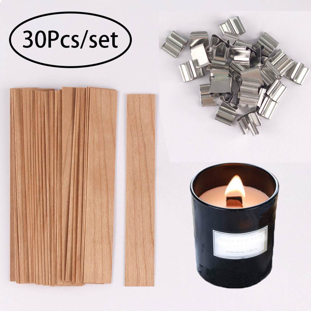 30pcs Wooden Candle Wicks Cand - Candle Making Jug ulasan dan harga