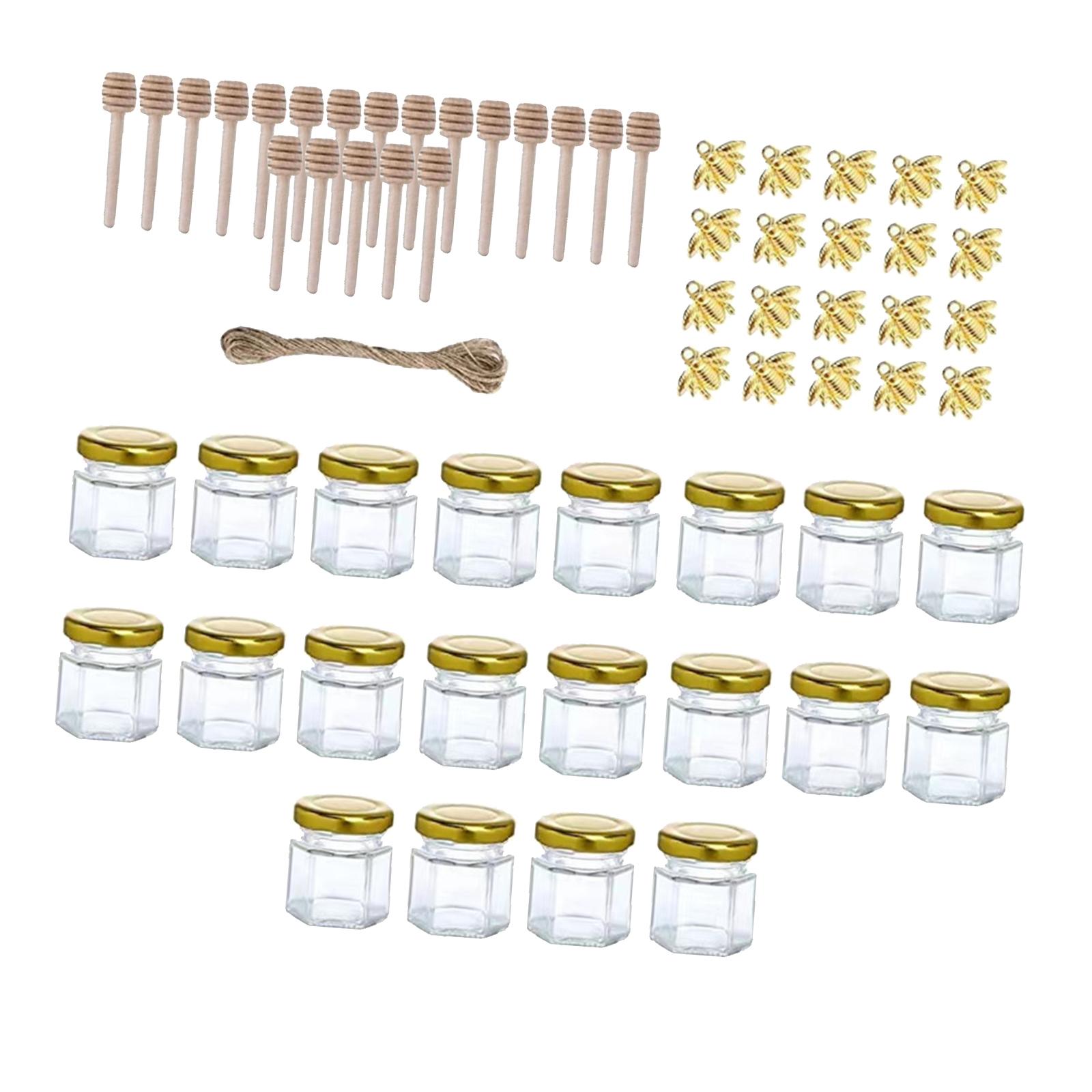 20x Small Glass Jars Screw Lid - Candle Making Jars With Lids ulasan dan harga