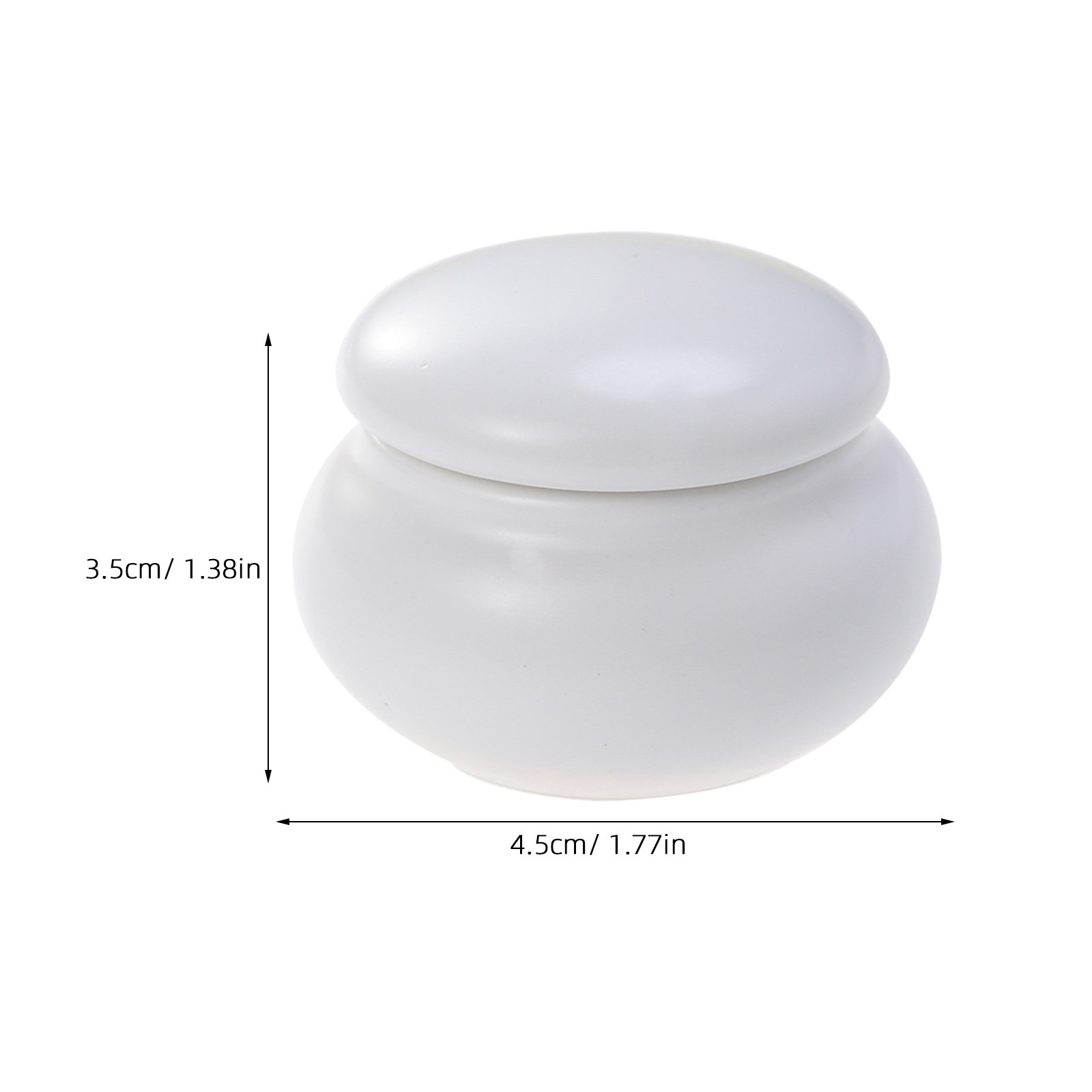 Mini Ceramic Makeup Storage Bo - Tin Container Lid ulasan dan harga