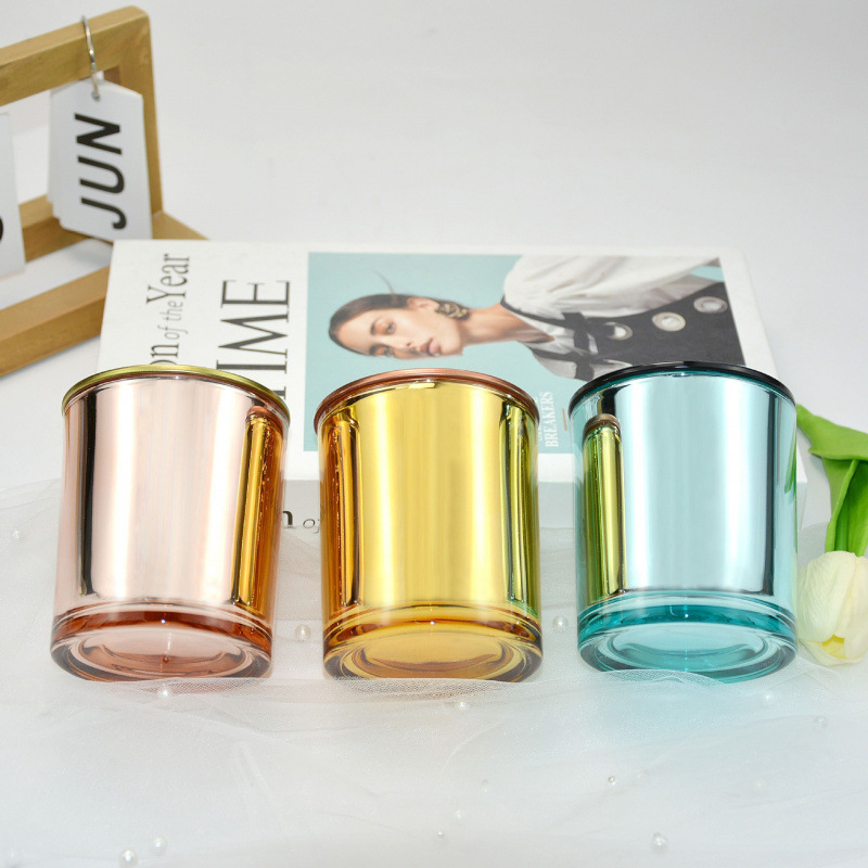 Electroplated glass candle cup - Candle Making Jars With Lids ulasan dan harga