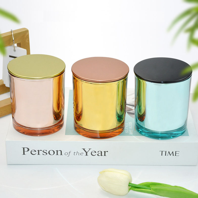Electroplated glass candle cup - Candle Making Jars With Lids ulasan dan harga