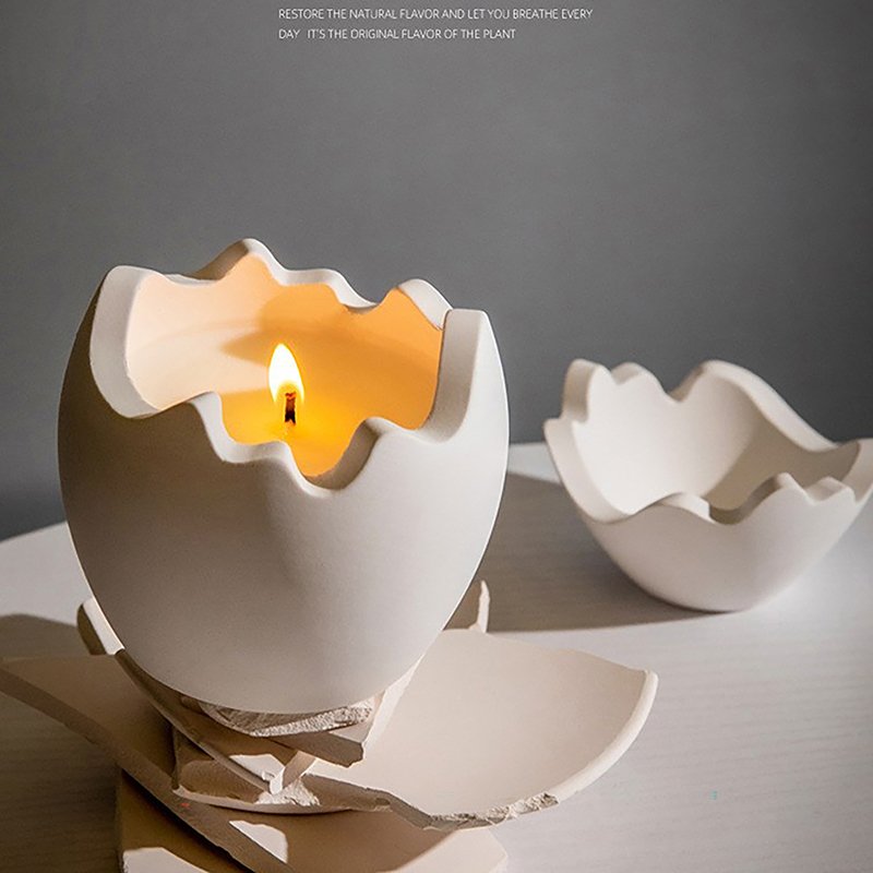 **Egg Shape Candle Jar Mold St - Candle Making Jars With Lids ulasan dan harga